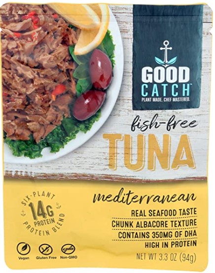 Vegan Meat Substitute Brands: Good Catch Plant Based Fish Free Tuna