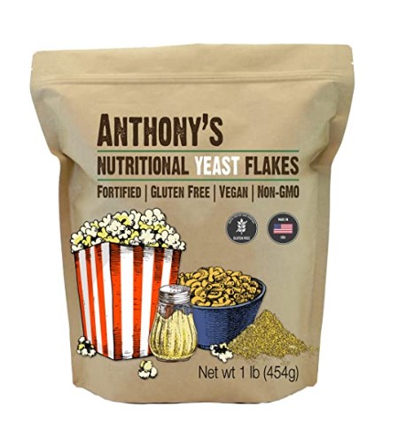 Vegan Protein Substitute: Anthony's Premium Nutritional Yeast Flakes