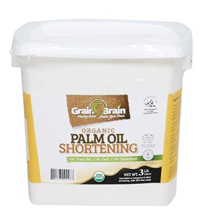 Vegan Shortening Substitute: Grain Brain Organic Palm Shortening