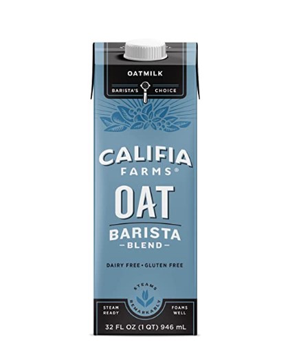 Vegan Substitute for Evaporated Milk: Califia Farms - Oat Milk