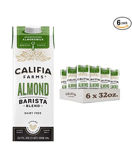 Vegan Substitute for Evaporated Milk: Califia Farms - Almond Milk