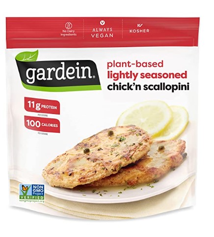 Vegetarian Substitute for Chicken: Gardein Plant-Based Chick'n Scaloppini