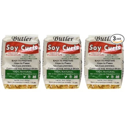 Vegetarian Substitute for Chicken: Butler Soy Curls